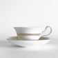 ウェッジウッド WEDGWOOD コロンビア Columbia セージグリーン ティーカップ&ソーサー C&S ボーンチャイナ 陶磁器 黒壺 イギリス ■