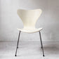 フリッツハンセン Fritz Hansen 3107 セブンチェア ホワイト ラッカー仕上げ スタッキング アルネ・ヤコブセン デンマーク 北欧家具 A ★