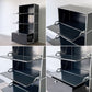 ユーエスエムハラー USM Haller モジュラーファニチャー Modular Furniture キャビネット シェルフ 1列4段 旧型 スイス ◇