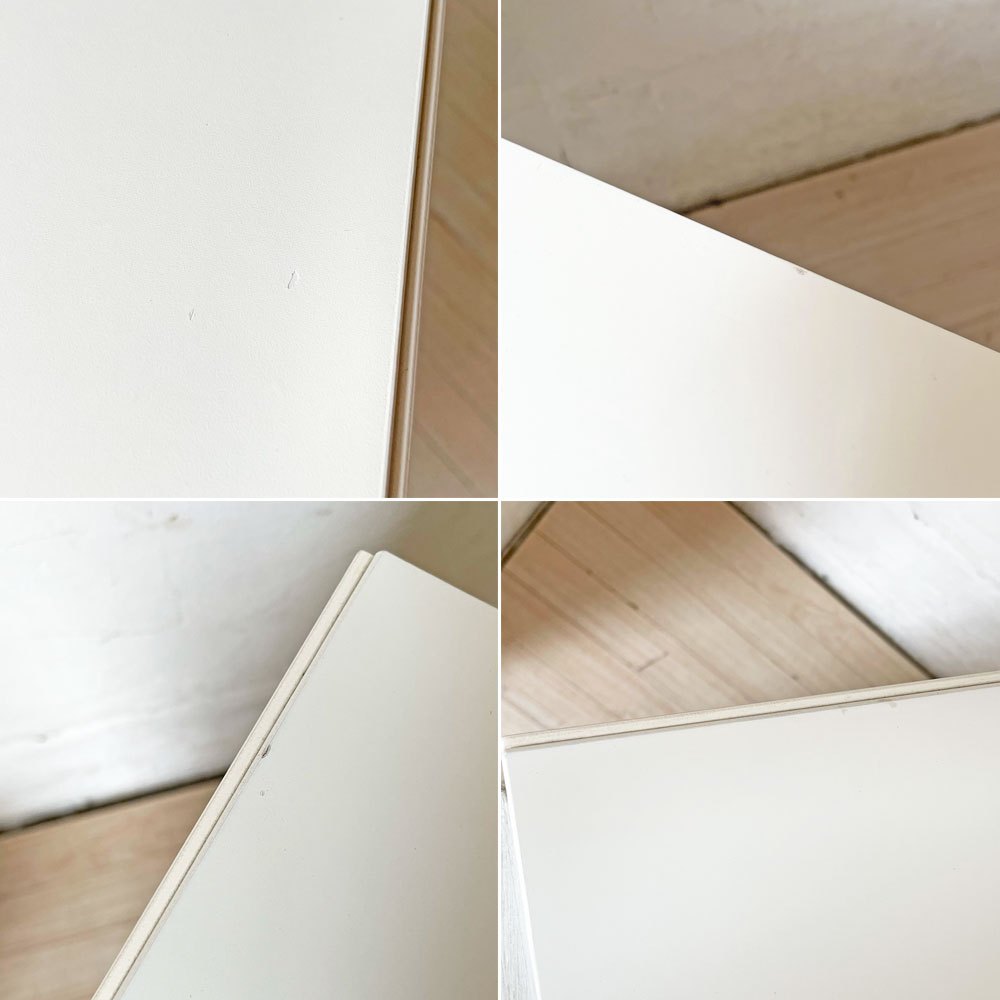 ボーコンセプト BoConcept ルガーノ LUGANO AVボード TVボード ホワイト ドロップダウンドア 北欧 デンマーク 廃盤 ★