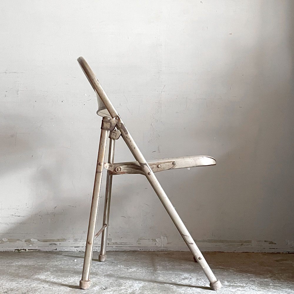 アメリカンシーティングカンパニー AMERICAN SEATING COMPANY スチール製 フォールディングチェア インダストリアル USビンテージ B ■