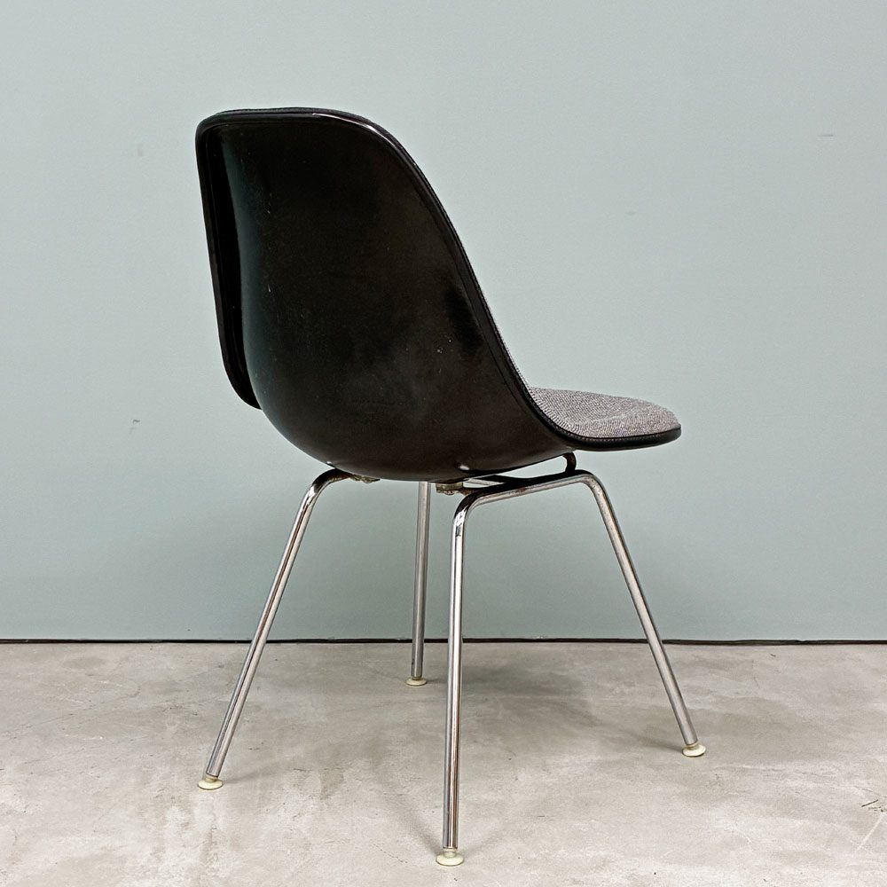 ハーマンミラー Herman Miller モダンファニチャーセールス サイドシェルチェア アプホルスター 張替え済み Hベース C&Rイームズ ◎