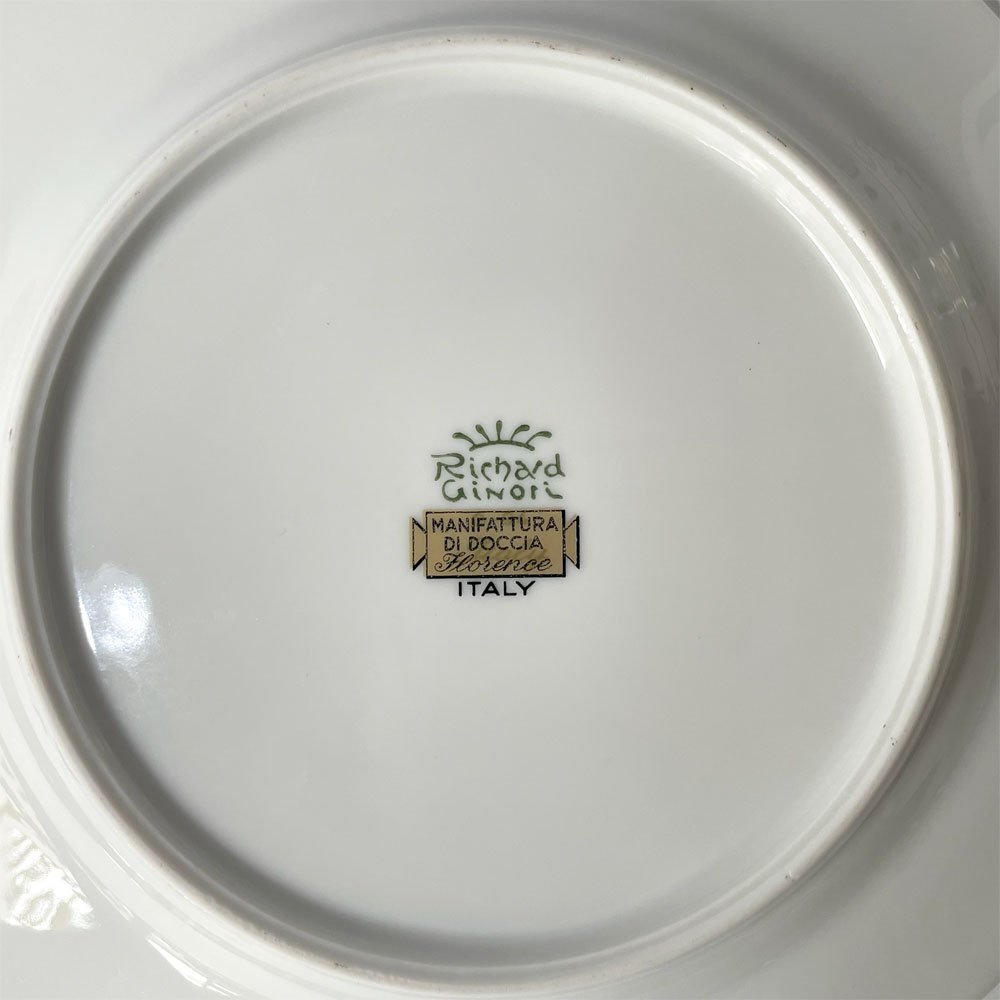 リチャードジノリ Richard Ginori グランデューカ granduca カップ ソーサー プレート 3点セット トリオセット 定価46,860円 C ★