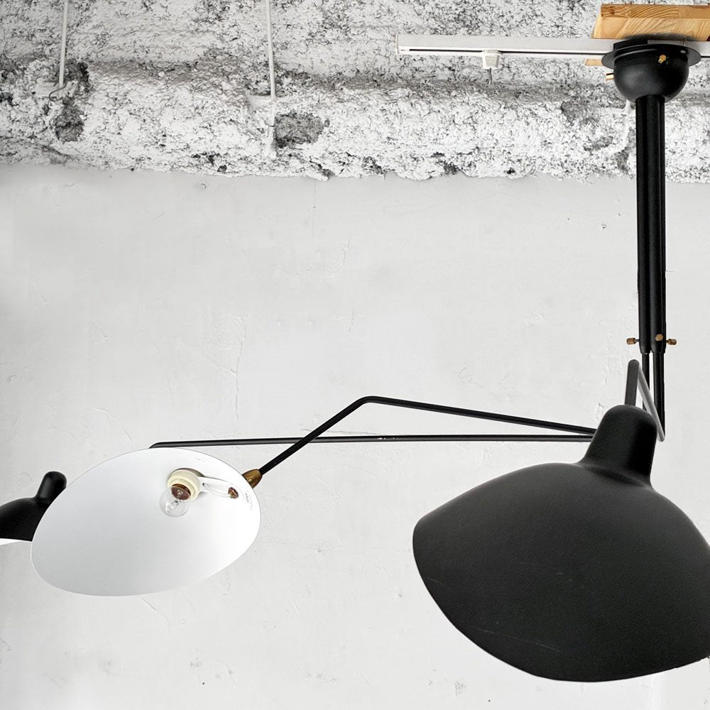 イデー IDEE シュスポンション・トワ・ブラ・ピヴォタン SUSPENSION 3 BRAS PIVOTANTS シーリングランプ 3灯 セルジュ・ムーユ 定価￥239,900- ★