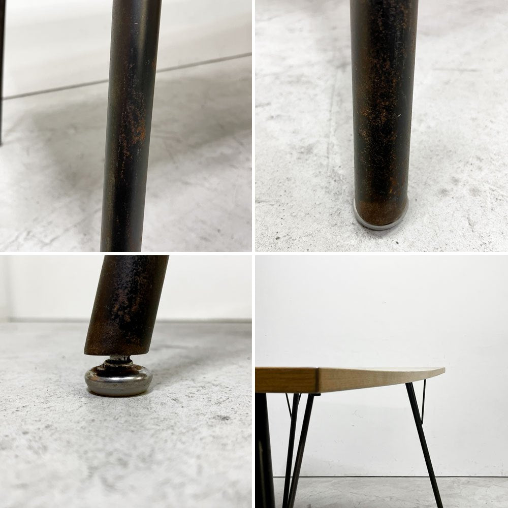 ジャーナルスタンダードファニチャー journal standard furniture サンク SENS ダイニングテーブル M W150 オーク無垢材 スチール インダストリアルデザイン ●