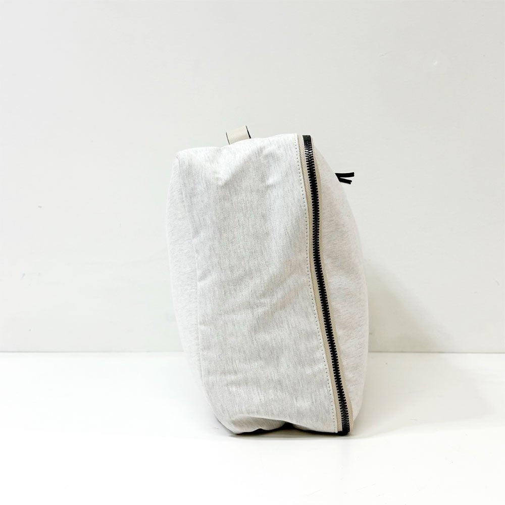 ブルネロクチネリ BRUNELLO CUCINELLI スウェット生地 ハンドバッグ イタリア 約W36×D11×H25cm ホワイトライン ●