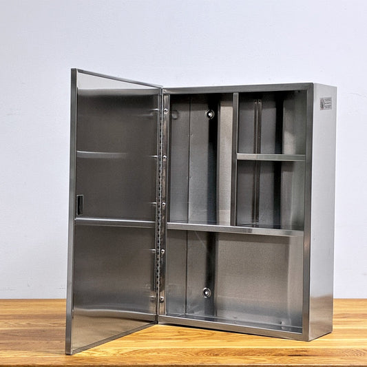 ダルトン DULTON ステンレスキャビネット型ミラー ウォールミラー STAINLESS STEEL CABINET 壁付け 箱付き ●