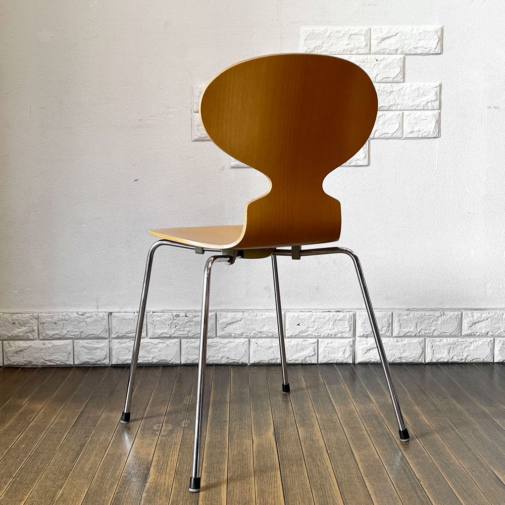 フリッツハンセン Fritz Hansen 3101 アリンコチェア アントチェア 4本脚 ナチュラルビーチ ラッカー仕上げ フェルトグライズ アルネ・ヤコブセン A ◎