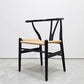 カールハンセン&サン Carl Hansen&Son CH24 Yチェア ブラックラッカー × ナチュラルペーパーコード ビーチ材 ハンス J. ウェグナー 北欧 デンマーク フルリペア品 ●