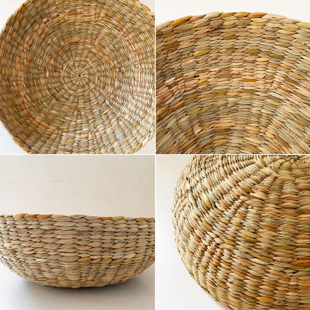 SPACE A&CO 水草 ネスティングバスケット 中 Φ30×11cm イギリス製 旧shop281 有元葉子 定価￥34,100- A ◎