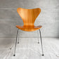 フリッツハンセン Fritz Hansen セブンチェア Seven Chair ダイニングチェア アルネヤコブセン Arne Jacobsen ナチュラルチェリー 北欧家具 A ♪