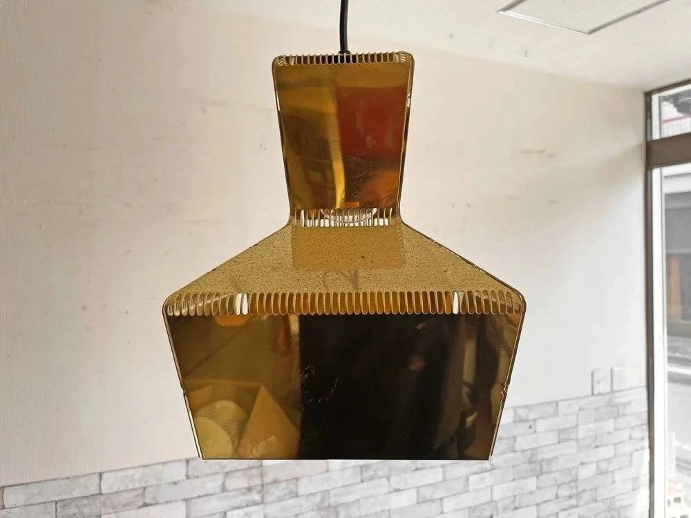 ピート・ヘイン・イーク PIET HEIN EEK HAND FOLDED LAMP 4 ブラス ペンダントライト 直付け 要電気工事 箱付き シボネ取扱 定価\132,000- ●