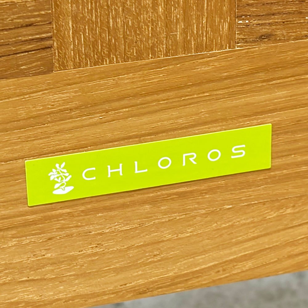 クロロス CHLOROS ケージバック Cage Back 2シーター ソファ チーク材 W131cm グレー系 ファブリック 北欧スタイル 定価￥112,200- ●