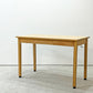 無印良品 MUJI オーク無垢材 パーソナルデスク ワークデスク 事務机 2ドロワー 抽斗付き W110cm ナチュラルデザイン ●