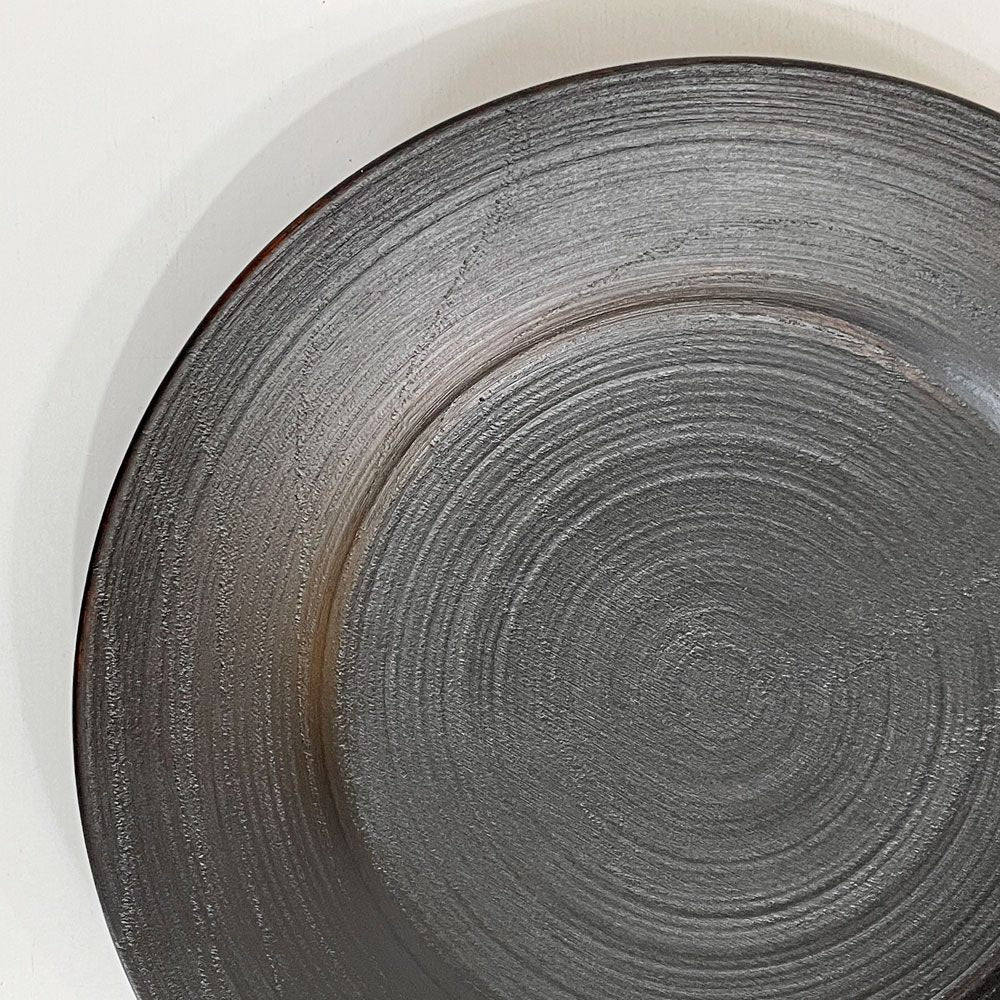 赤木明登 Akito Akagi パスタ皿 黒 nurimono 約21cm 漆器 輪島塗 現代作家 A ◎