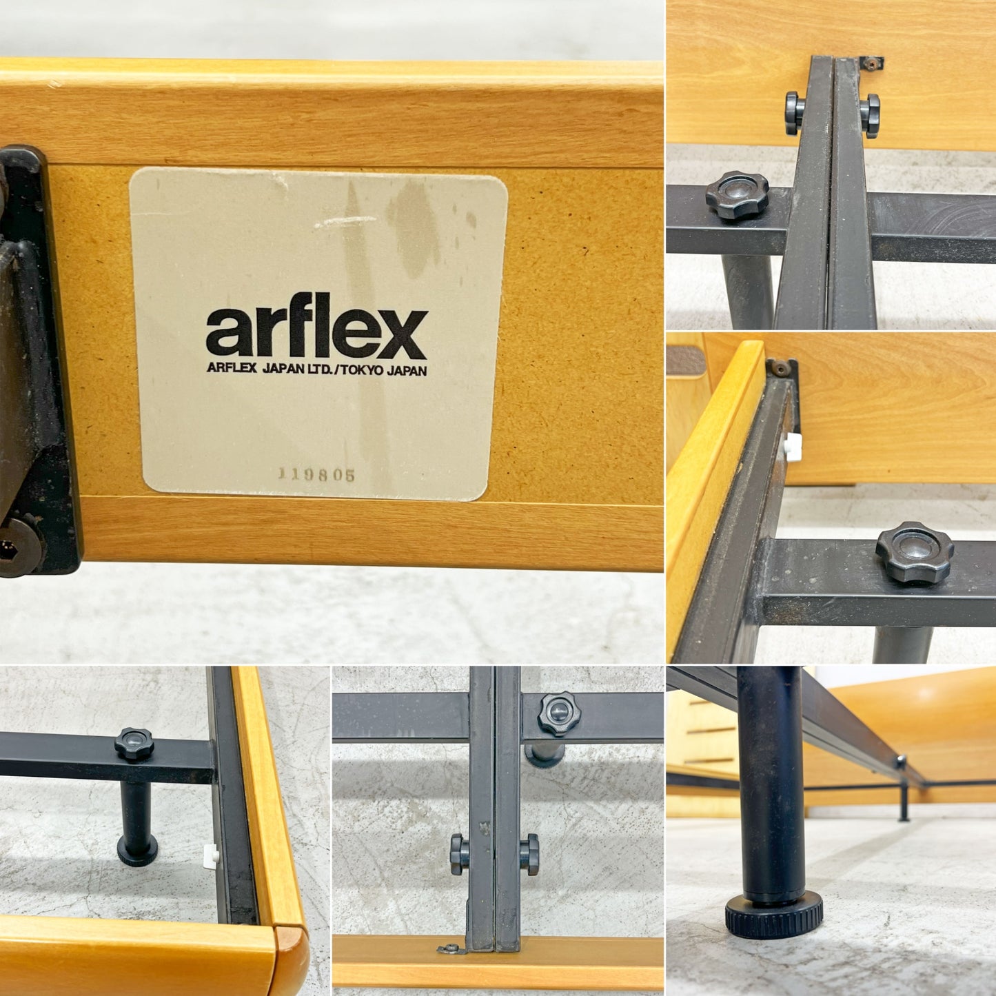 アルフレックス arflex ガーベラ GERBERA ベッドフレーム クイーンサイズ 〓