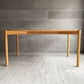 カリモクニュースタンダード Karimoku キャストール ダイニングテーブル CASTOR TABLE 150 国産ナラ材 ピュアオークカラー 定価145,200円 ♪