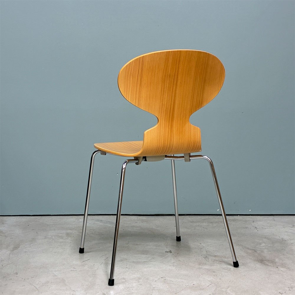 フリッツハンセン Fritz Hansen 3101 アリンコチェア アントチェア 4本脚 ナチュラルビーチ ラッカー仕上げ アルネ・ヤコブセン B ◎