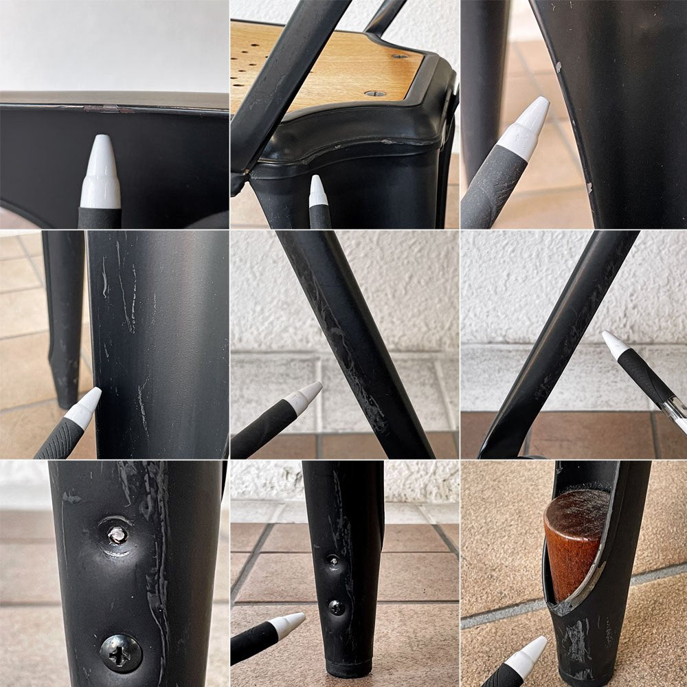 ノーザンオハイオインダストリアル Northern Ohio Industrial マルチプルズチェア Multipls Chair ダイニングチェア スタッキング ブラックスチール インダストリアルデザイン C ◇