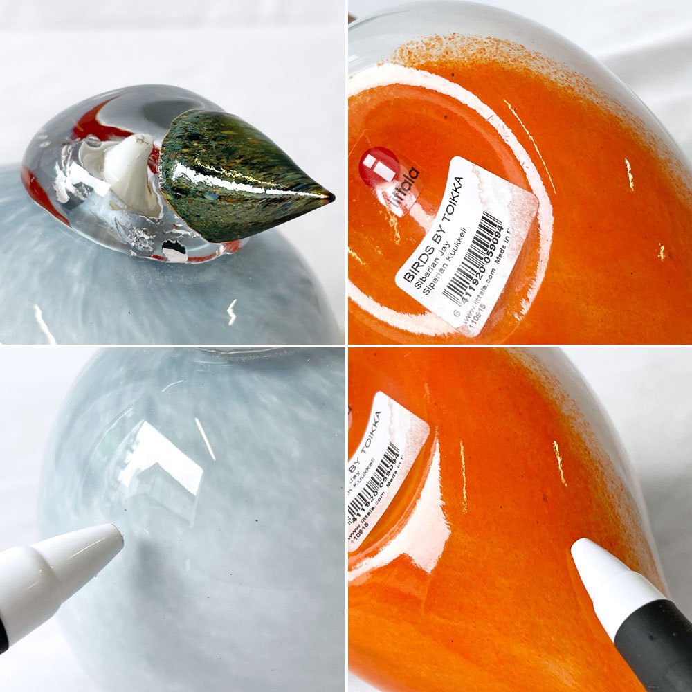 イッタラバード iittala バーズバイトイッカ Birds by Toikka シベリアンジェイ Siberian Jay カケス 2011年 オイバ・トイッカ 箱付 北欧雑貨 ◇