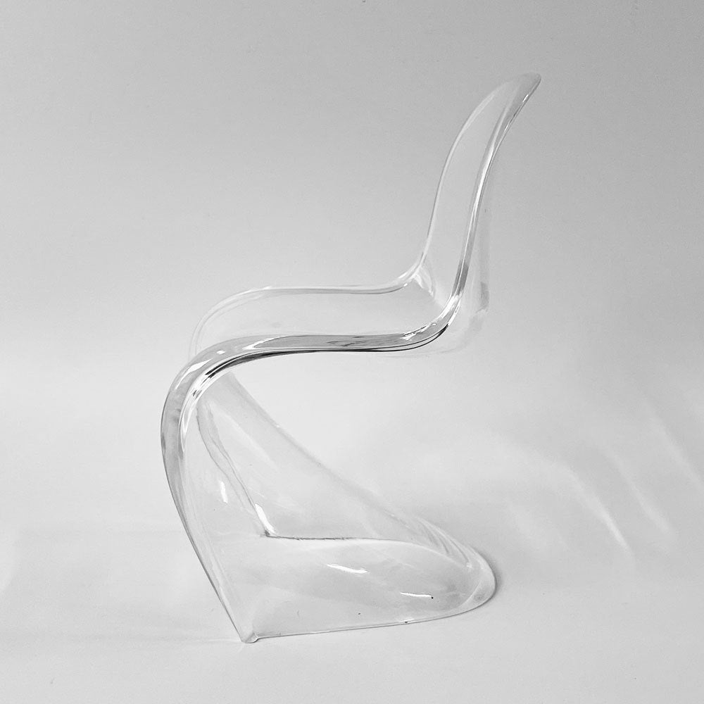 ヴィトラ デザインミュージアム Vitra Design Museum ミニチュアコレクション パントンチェア 1/6スケール 限定カラー クリア 廃盤 箱付き ◇