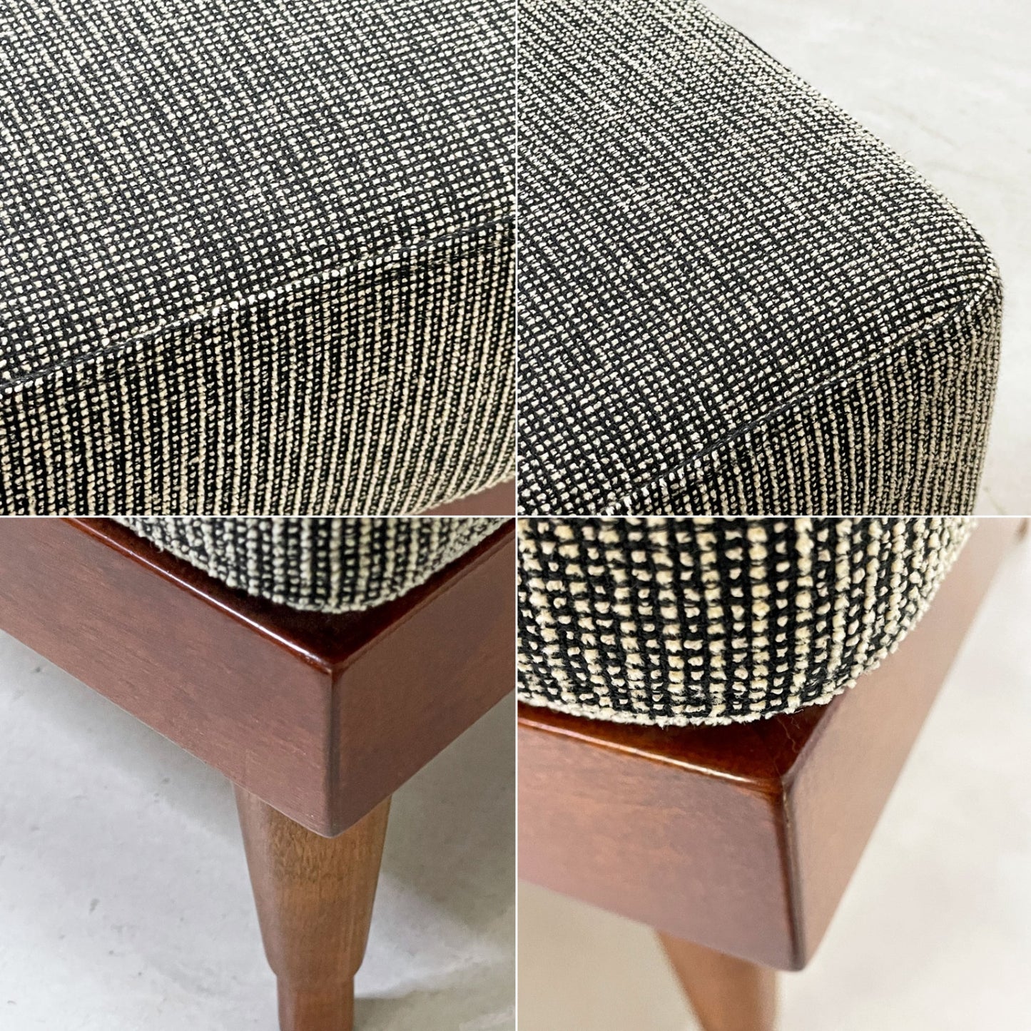 パシフィックファニチャーサービス PACIFIC FURNITURE SERVICE P.F.S スタンダードC STANDARD C オットマン フットスツール Mo Black ●