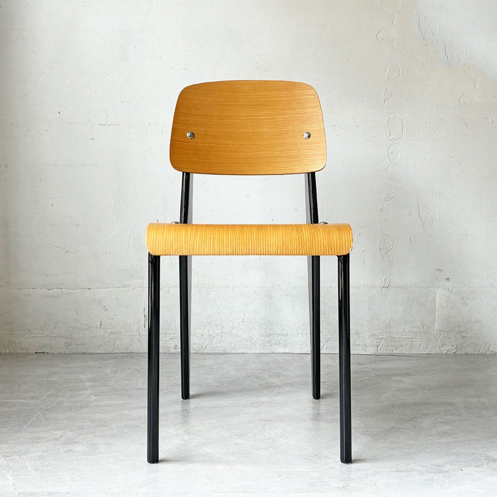 関家具 トーラスチェア Taurus Chair ダイニングチェア アッシュ材×スチール ブラックカラー インダストリアル A ★