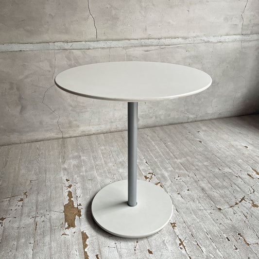 アルフレックス arflex ペペ PEPE サイドテーブル ラウンドテーブル コーヒーテーブル ホワイト Φ45cm 50TH イタリアモダン 廃番 ♪