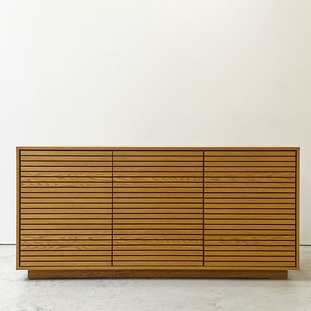 広松木工 hiromatsu ベラクレッパ VERA CREPA オーク材 チェスト & ドア 150cm 2ドア 4ドロワー プッシュオープン ●