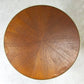 Whitelabel Living デニス サイドテーブル Denise Side Table アッシュ材 鉄脚 アイアンレッグ ウォールナット系カラー ●