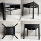 カッシーナイクスシー Cassina ixc. イーストバイ・イーストウェスト East by Eastwest モナーク MONARCH サイドテーブル ブラック スクエア ナイトテーブル ixc. R&D 廃番 ♪