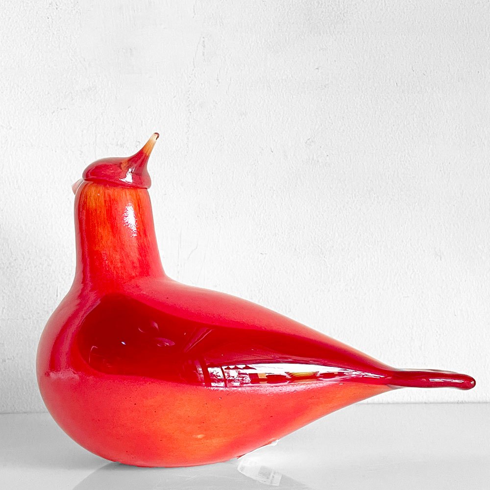 イッタラバード iittala バーズバイトイッカ Birds by Toikka レッドカーディナル Red Cardinal 2004年 オイバ・トイッカ 箱付き 北欧雑貨 ■