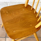 アーコール Ercol フープバックチェア ダイニングチェア スポークバック エルム材 ブルーラベル 60's UKビンテージ vintage 英国家具 希少 ◇