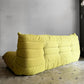 リーンロゼ ligne roset トーゴ TOGO 3Pソファ 3人掛けソファ 3シーター グリーン系 ファブリック ミッシェル・デュカロワ Michel Ducaroy ■