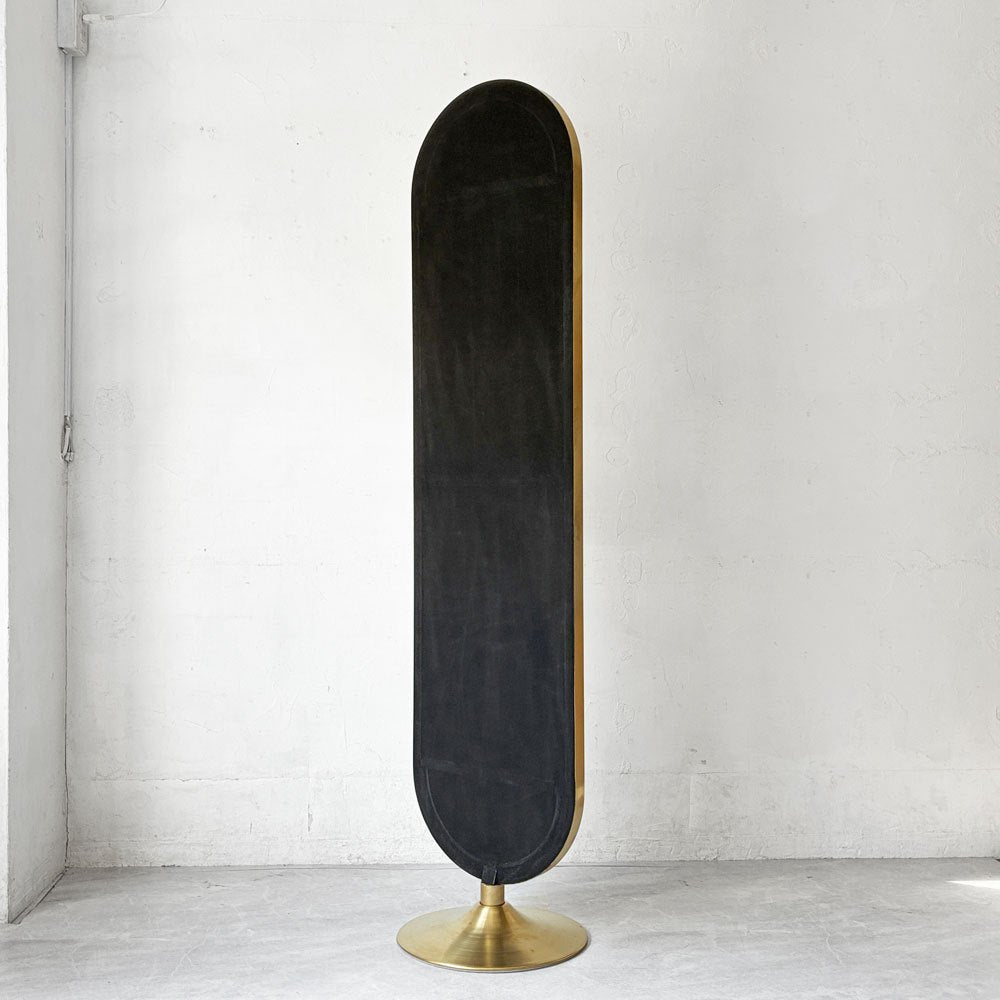 カレ KARE カーブ フロアミラー 姿見 スタンドミラー H170cm ドイツ 店舗什器 定価￥87.890- ★