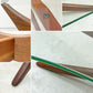 エイドリアン パーサル Adrian Pearsall ガラストップ コーヒーテーブル ウォールナット材 W127cm ミッドセンチュリー ビンテージ ●