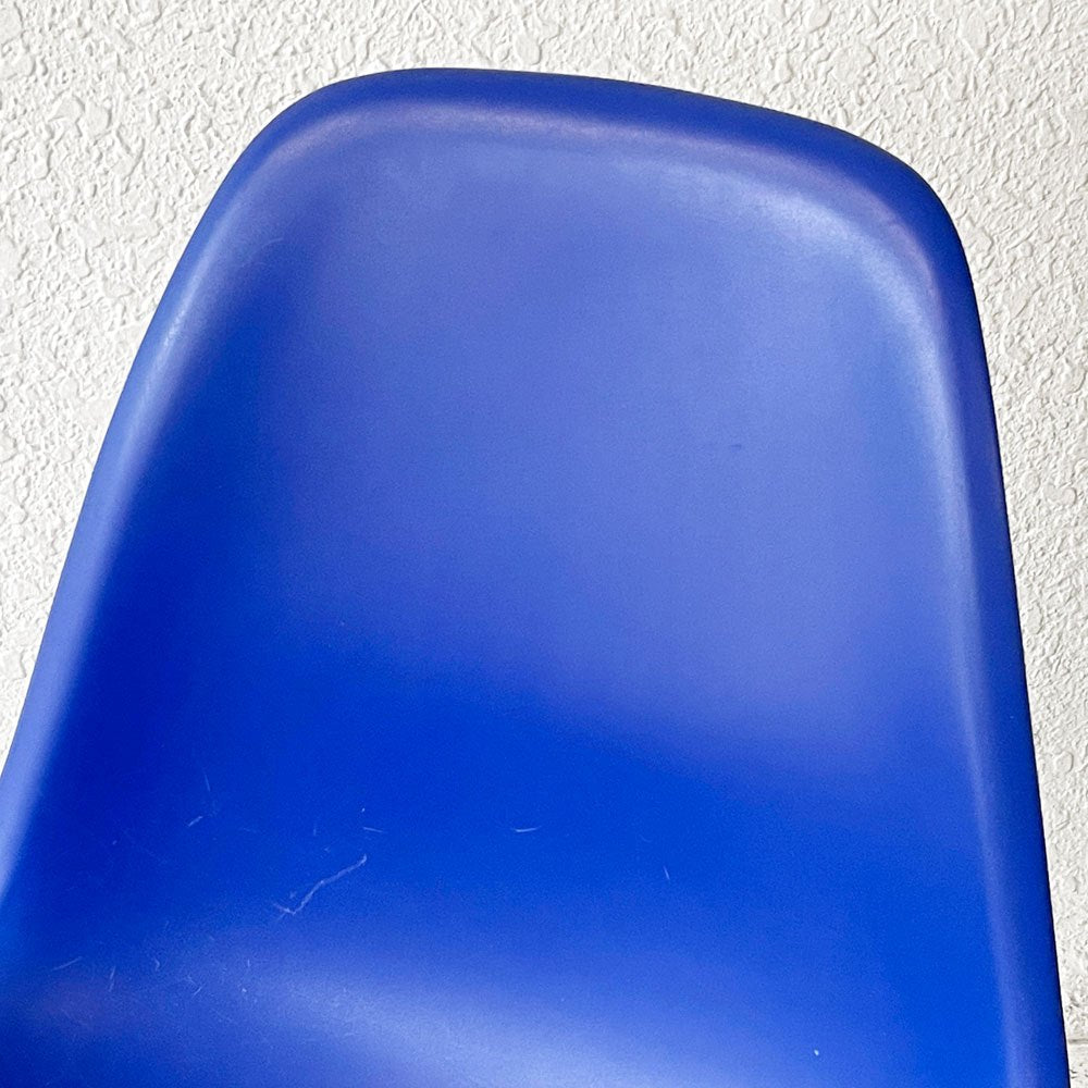 ヴィトラ Vitra サイドシェルチェア エッフェルベース ポリプロピレン製 ブルー 2001年製 C&R イームズ ミッドセンチュリーデザイン ◇