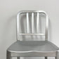 ネイビーバースツール Navy BarStool カウンターチェア リプロダクト アルミニウム インダストリアル デザイン H100cm B ●