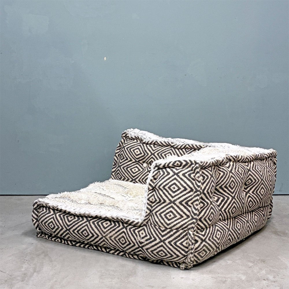 アデペシュ a.depeche ブロックマルチソファ Block Multi Sofa コーナー ジオ グレー GEO gray 定価￥41,800 ◎