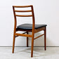 ジャーナルスタンダードファニチャー journal standard Furniture j.s.F アロス ダイニングチェア AROS DINING CHAIR ラバーウッド材 合皮レザー ナチュラルモダン 北欧デザイン ●