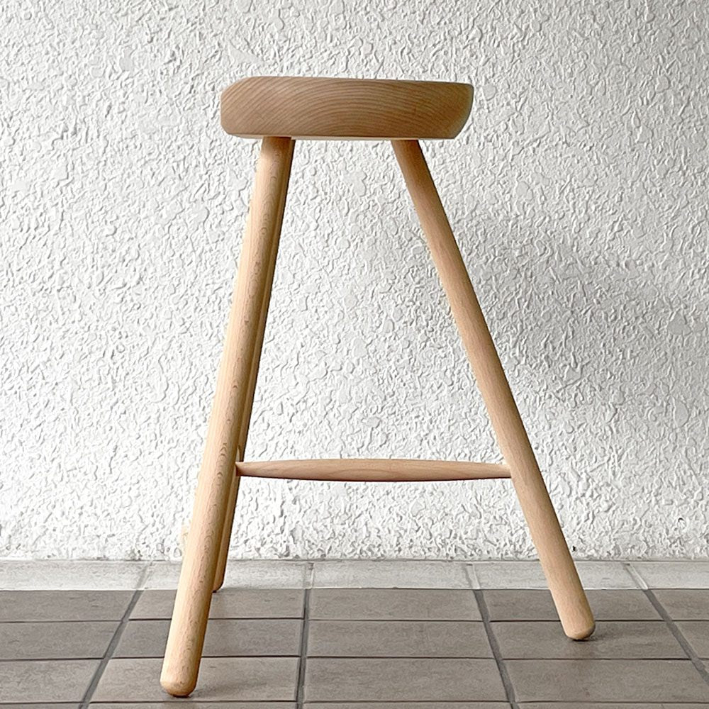 ワーナー Werner シューメーカーチェア Shoemaker Chair NO.59 スツール ビーチ材 ラーズ・ワーナー デンマーク 北欧家具◇