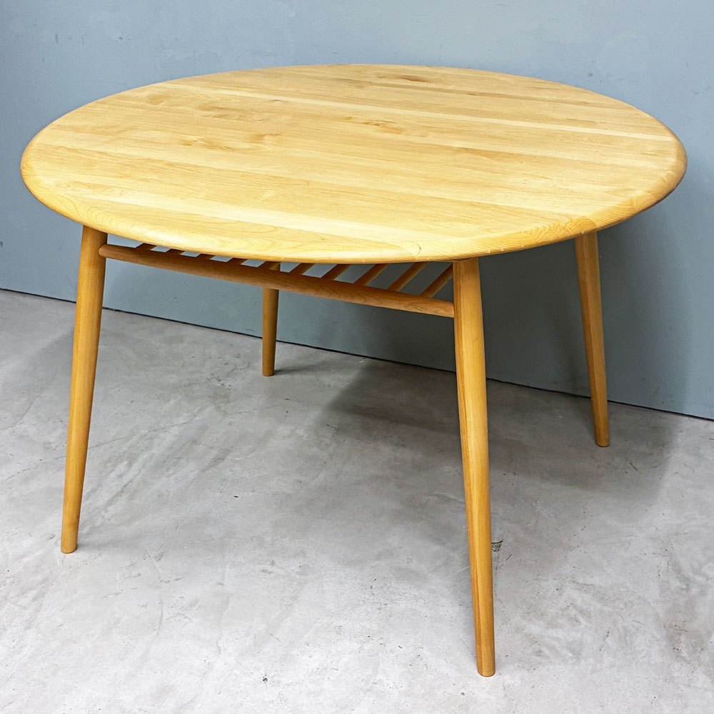 モモナチュラル MOMO Natural モチャ MOCHA 1100 TABLE サークルテーブル ダイニングテーブル アルダー材 W110cm 定価￥88,000- ◎