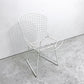 ノル Knoll 420 サイドチェア ワイヤーチェア ホワイト ハリー・ベルトイア Harry Bertoia ミッドセンチュリー ビンテージ 名作椅子 ●