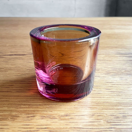 イッタラ iittala マリメッコ marimekko キビ kivi キャンドルホルダー ローズオリーブ 60mm ヘイッキ・オルヴォラ フィンランド  廃番カラー ♪