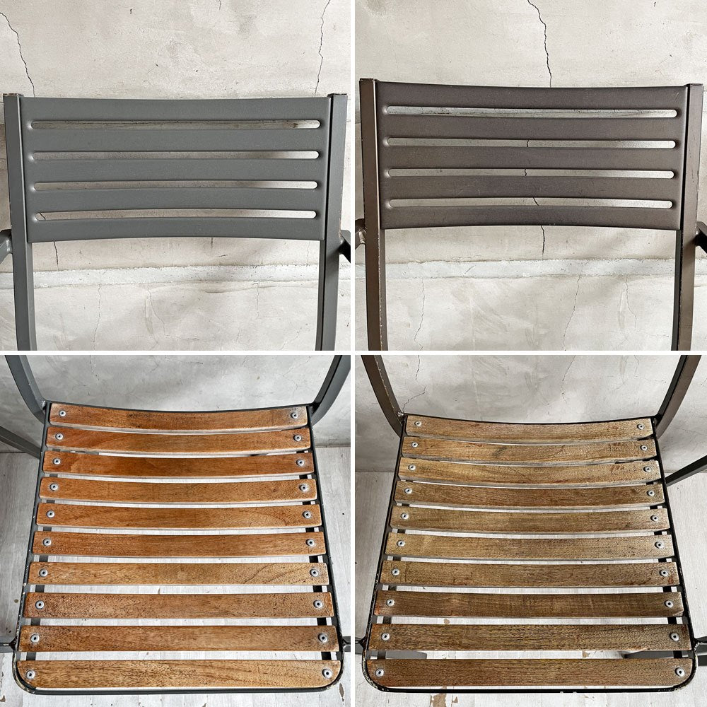 エミュー emu セーニョチェア SEGNOCHAIR ガーデンチェア アーム スタッキング イタリア 2脚セット ♪