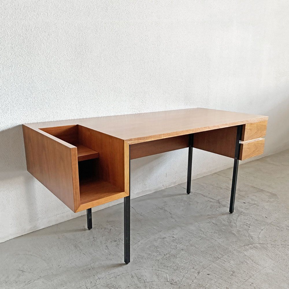 ランドスケーププロダクツ Landscape Products タイツ スタディデスク TIGHTS STUDY DESK ウォールナット材 抽斗2杯 W160cm モダンデザイン 参考定価￥253,000- 〓