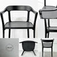 マジス Magis スティールウッドチェア Steelwood Chair アームチェア ブラック × ブラック ビーチ ロナン＆エルワン・ブルレック イタリア ●