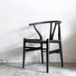 カールハンセン＆サン Carl Hansen & Son CH24 Yチェア ブラックラッカー×ブラックペーパーコード ビーチ材 ハンス・J・ウェグナー デンマーク 北欧家具 B ■
