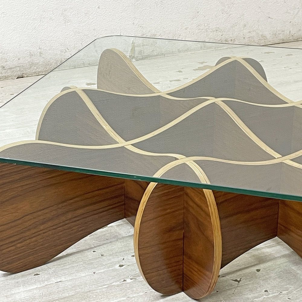 イーアンドワイ E&Y マトリックス テーブル MATRIX TABLE ダークブラウン Lサイズ プライウッド アンドリュー・タイ ●