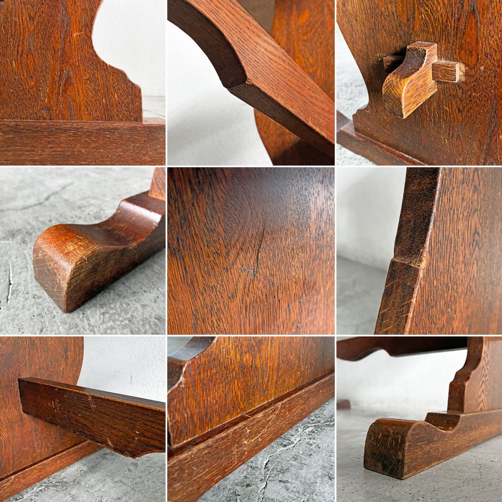 三越家具 ブルージュ Brugge オーク無垢材 ダイニングテーブル W120cm 4ドロワー 英国カントリースタイル 現カントリーハウス ビンテージ 〓